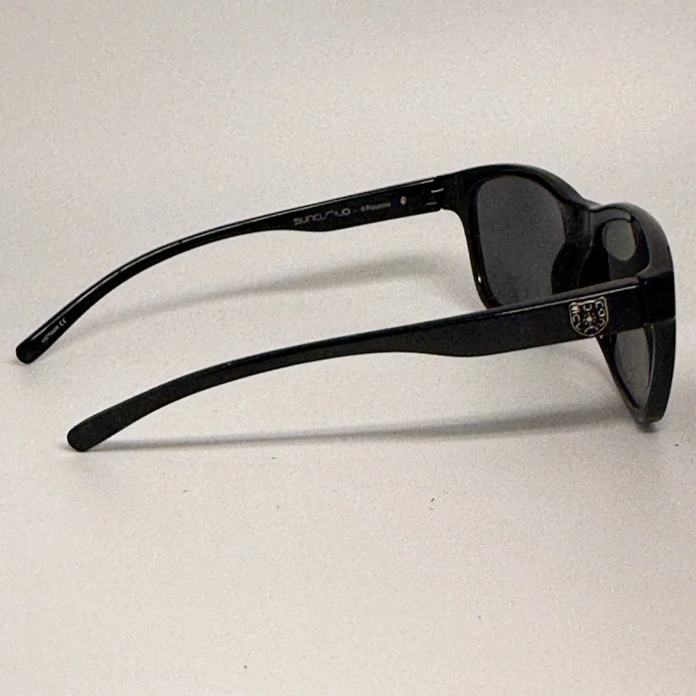 Suncloud by Polaroid Pageant Polarized Sunglasses Black‎ Frame Gray Lens GU
